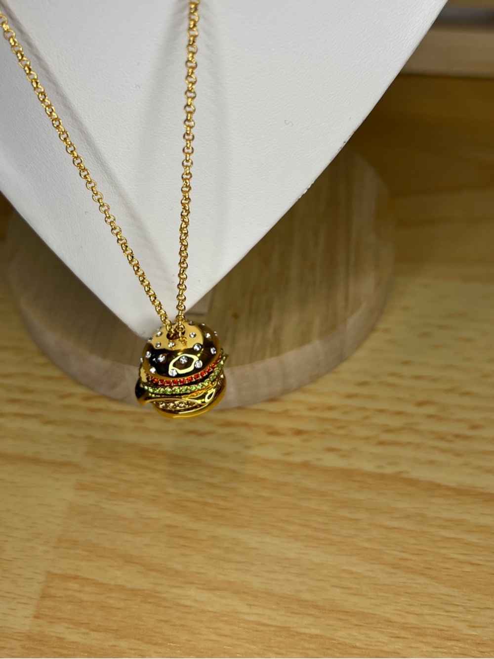 Kate Spade Fast Food Burger Pendant Necklace - Picture 2 of 8